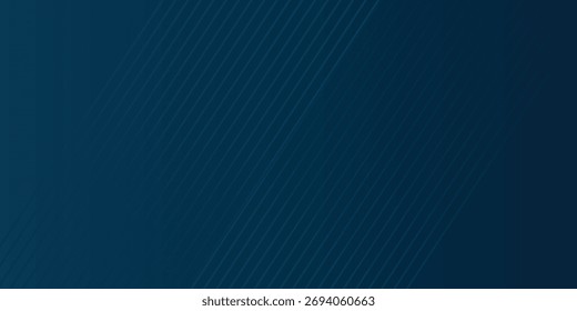 Elegante fondo azul oscuro con líneas diagonales transparentes modernas