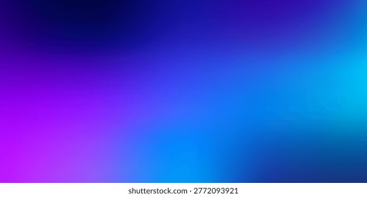 Elegant Dark Blue Gradient Background with Soft Radial Blur and Ambient Glow