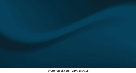 Elegant dark blue to light blue and green gradient background illustration