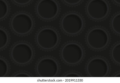 Elegant Dark border pattern background