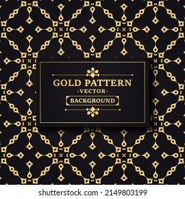 elegant dark and gold geometric pattern background