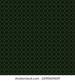 Elegant dark green pattern with symmetrical gold elements perfect for backgrounds