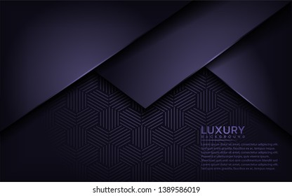 elegant dark purple with overlap layer