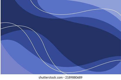 Elegant Dark Purple Wave Abstract Background Design
