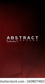 Elegant dark red abstract backdrop featuring concentric circular patterns and minimalist design, perfect for creating a sophisticated and modern visual experience