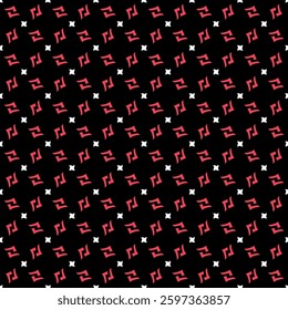 Elegant dark seamless pattern. Art forms are grouped and arranged in a specific order. Vector image for print, textile, packaging, interior design and your other projects.