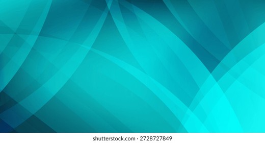 Elegant dark teal abstract background with soft curved shapes and smooth gradients. Perfect for business templates modern art design