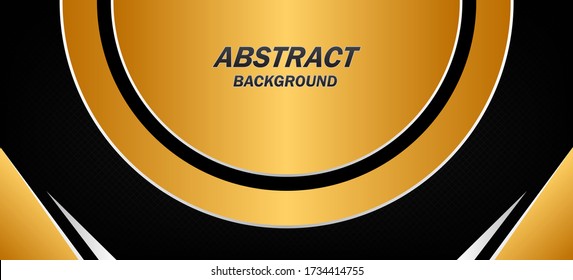 elegant dark vector background. gold color