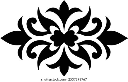 Elegant Decorative Eastern Design Elements for Visual Art and Design Projects.Ideal for graphic designers, illustrators, and visual artists seeking authentic Eastern-inspired patterns, floral motifs.