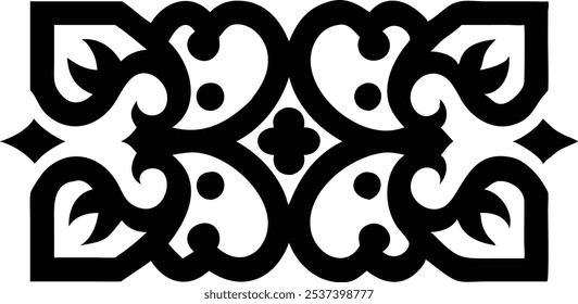 Elegant Decorative Eastern Design Elements for Visual Art and Design Projects.Ideal for graphic designers, illustrators, and visual artists seeking authentic Eastern-inspired patterns, floral motifs.