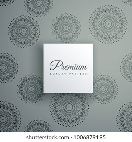elegant decorative ethnic pattern vector background