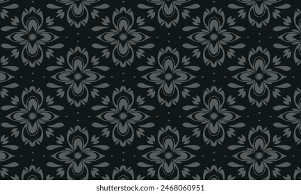 Elegant decorative floral pattern vector design. Colorful floral pattern suitable for background, texture, fabric, wrapping, textile, clothing, print or others.