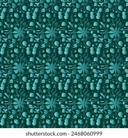 Elegantes dekoratives Blumenmuster Vektorgrafik Design. Bunte Blumenmuster geeignet für Hintergrund, Textur, Stoff, Verpackung, Textil, Kleidung, Druck oder andere.