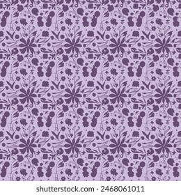 Elegante diseño de Vector de patrón floral decorativo. Patrón floral colorido adecuado para el fondo, textura, tela, envoltura, textil, ropa, impresión u otros.