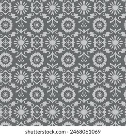 Elegant decorative floral pattern vector design. Colorful floral pattern suitable for background, texture, fabric, wrapping, textile, clothing, print or others.