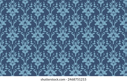 Elegant decorative floral pattern vector design. Colorful floral pattern suitable for background, texture, fabric, wrapping, textile, clothing, print or others.