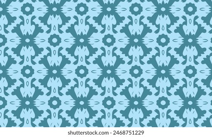 Elegant decorative floral pattern vector design. Colorful floral pattern suitable for background, texture, fabric, wrapping, textile, clothing, print or others.
