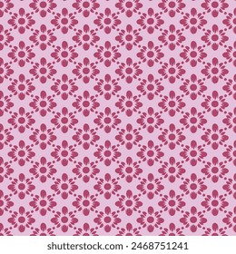 Elegant decorative floral pattern vector design. Colorful floral pattern suitable for background, texture, fabric, wrapping, textile, clothing, print or others.