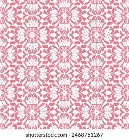Elegant decorative floral pattern vector design. Colorful floral pattern suitable for background, texture, fabric, wrapping, textile, clothing, print or others.