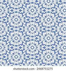 Elegantes dekoratives Blumenmuster Vektorgrafik Design. Bunte Blumenmuster geeignet für Hintergrund, Textur, Stoff, Verpackung, Textil, Kleidung, Druck oder andere.
