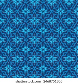 Elegant decorative floral pattern vector design. Colorful floral pattern suitable for background, texture, fabric, wrapping, textile, clothing, print or others.