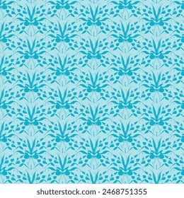 Elegant decorative floral pattern vector design. Colorful floral pattern suitable for background, texture, fabric, wrapping, textile, clothing, print or others.