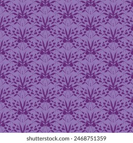 Elegant decorative floral pattern vector design. Colorful floral pattern suitable for background, texture, fabric, wrapping, textile, clothing, print or others.