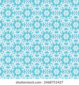 Elegant decorative floral pattern vector design. Colorful floral pattern suitable for background, texture, fabric, wrapping, textile, clothing, print or others.