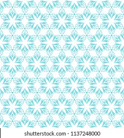 Elegant Decorative Flourish Seamless Pattern. Oriental floral background. Vector vintage texture.