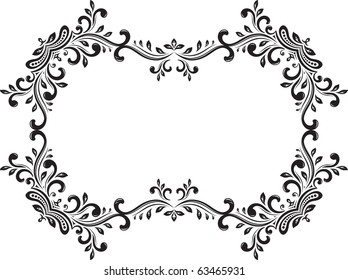 Elegant decorative frame