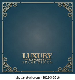 Elegant decorative frame design background
