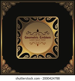 Elegant decorative frame design background