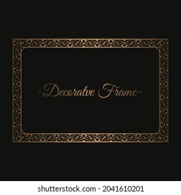 Elegant decorative frame design background