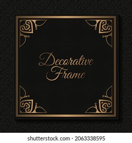 Elegant decorative frame design background