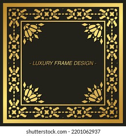 Elegant decorative frame design background