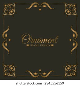 Eleganter dekorativer Rahmendesign-Hintergrund