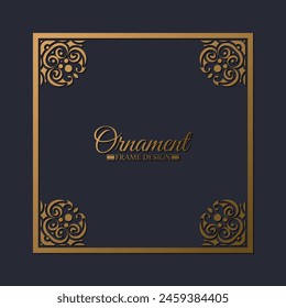 Eleganter dekorativer Rahmendesign-Hintergrund