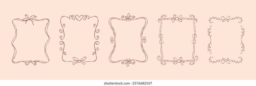 Elegant decorative frames for invitations and art projects available in various styles and designs suitable for different occasions