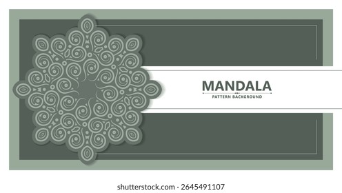 Elegant Decorative Ornamental Floral Mandala Template Design for Creative Backdrop