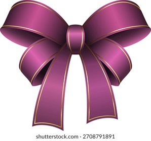 Elegante Vector de lazo de cinta decorativa