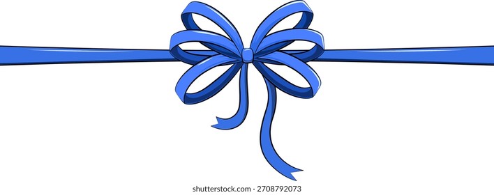 Elegante Vector de lazo de cinta decorativa