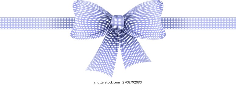 Elegant decorative ribbon bow vector