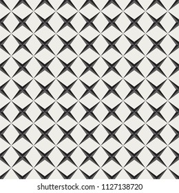 Elegant Decorative Star Seamless Pattern. Oriental floral background. Vector vintage texture.