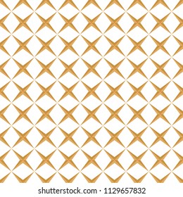 Elegant Decorative Star Seamless Pattern. Oriental floral background. Vector vintage texture.