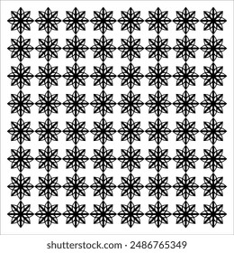 Elegant decorative star seamless pattern background design
