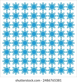 Elegant decorative star seamless pattern background design