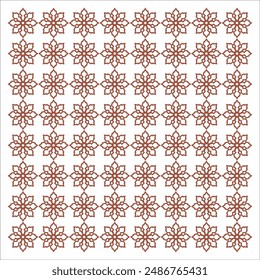 Elegant decorative star seamless pattern background design