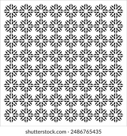 Elegant decorative star seamless pattern background design