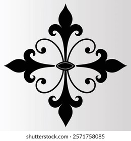 Elegant Decorative Vector Design with Intricate Patterns.