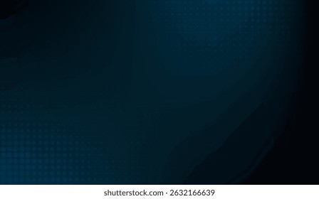 Elegant Deep Blue Dot Grid Pattern Background, Subtle Halftone Design for Modern Tech Visuals, Stylish Backdrop for Presentations and Design Projects